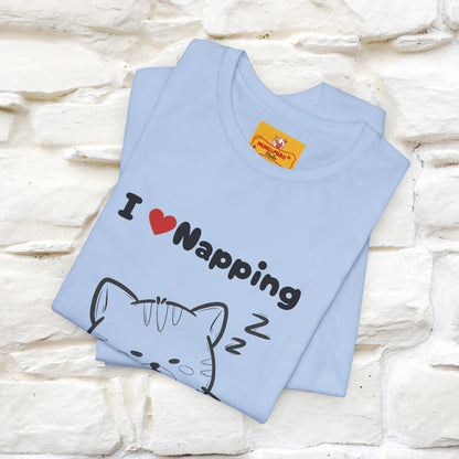 "I Love Napping" Cat T-Shirt | Nunu&Miao Studio - Nunu&Miao Studio