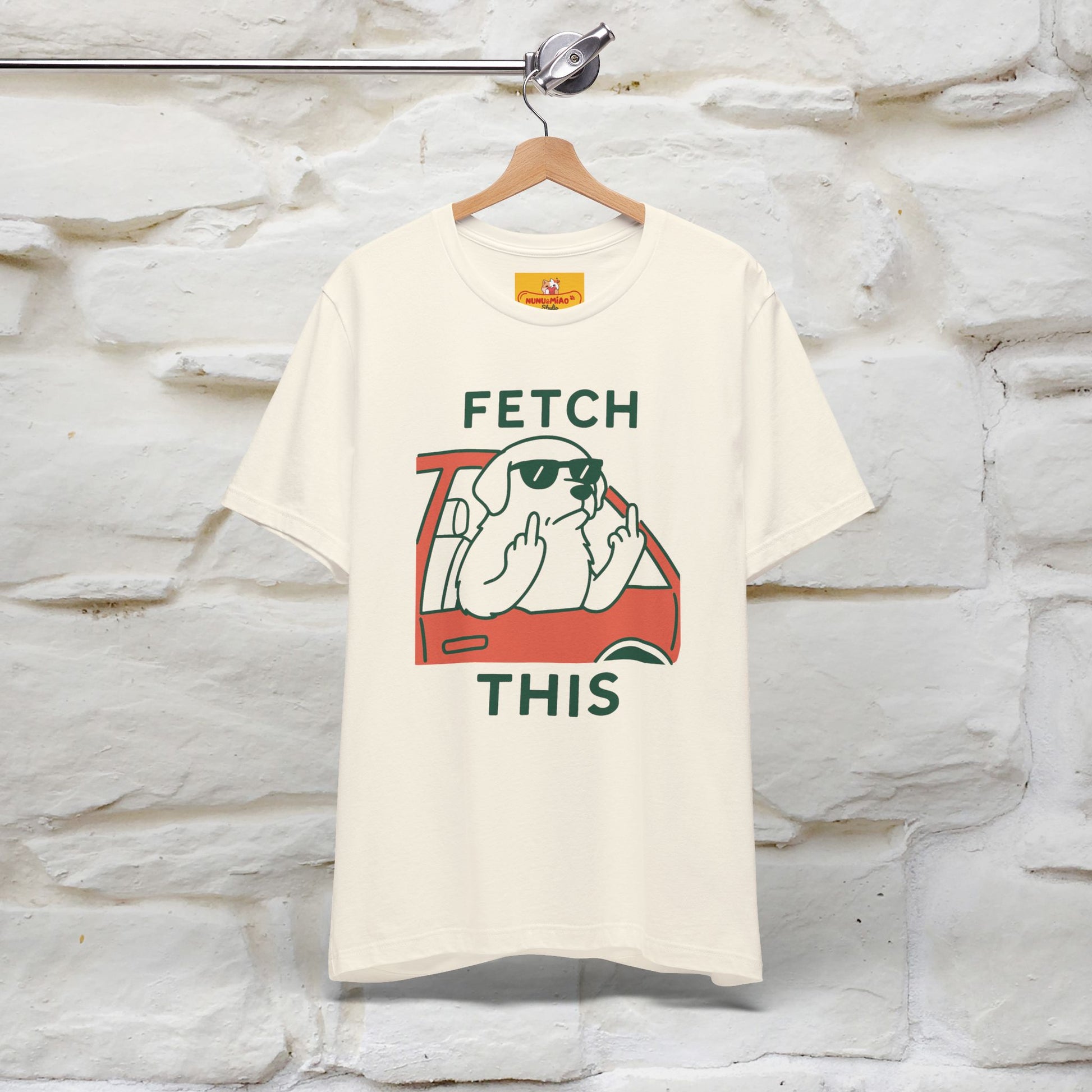 "Fetch This" Funny Dog T-shirt |Nunu&Miao Studio - Nunu&Miao Studio