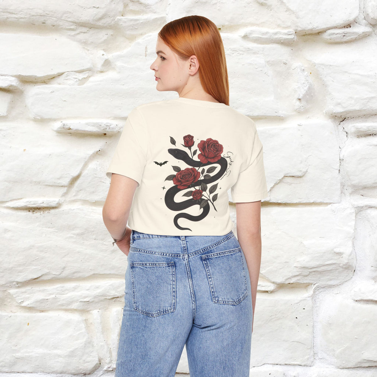 "The Rose and The Snake " Halloween T-shirt |Nunu&Miao Studio