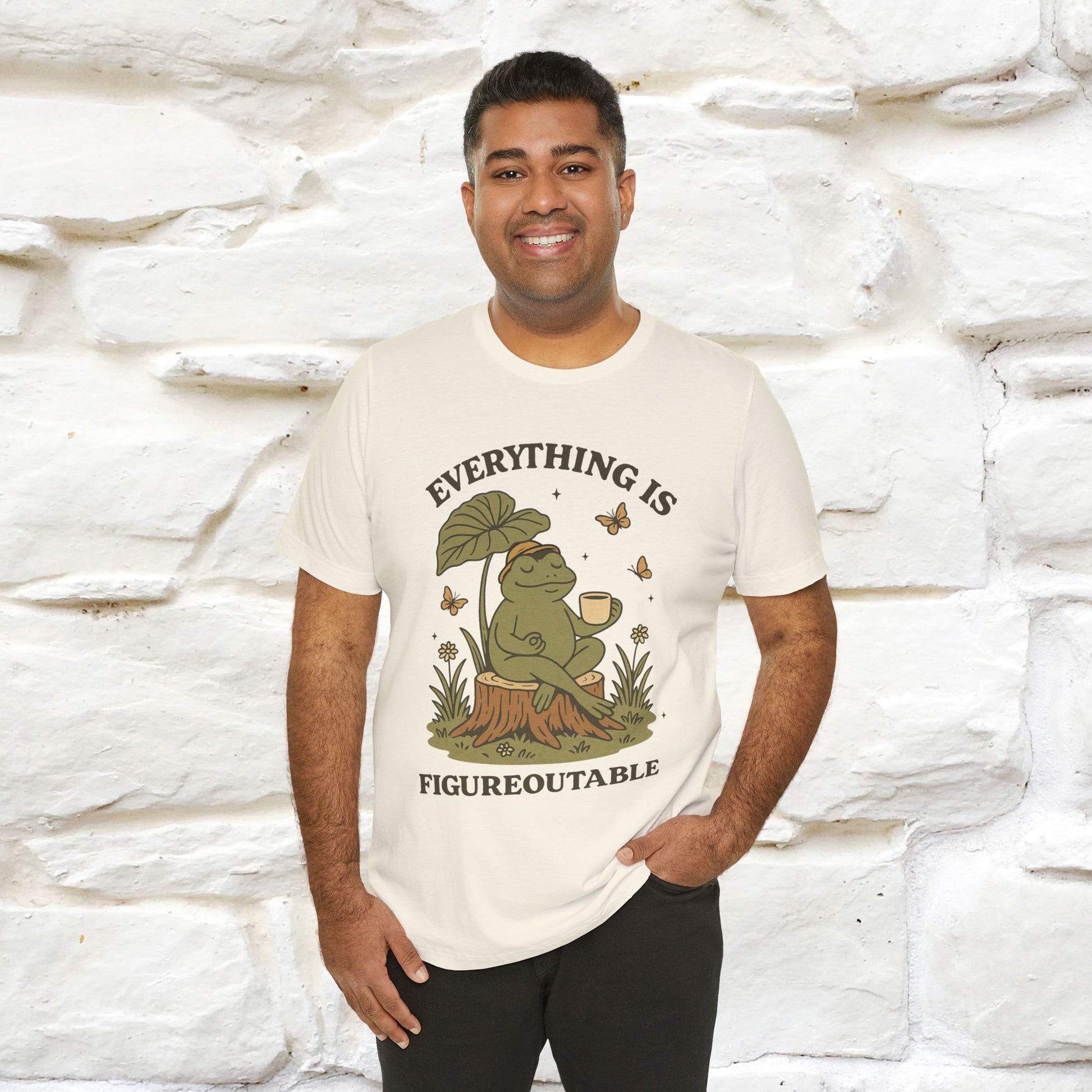 "Everything Is Fugureoutable"| Lifestyle Shirt |Nunu&Miao Studio - Nunu&Miao Studio