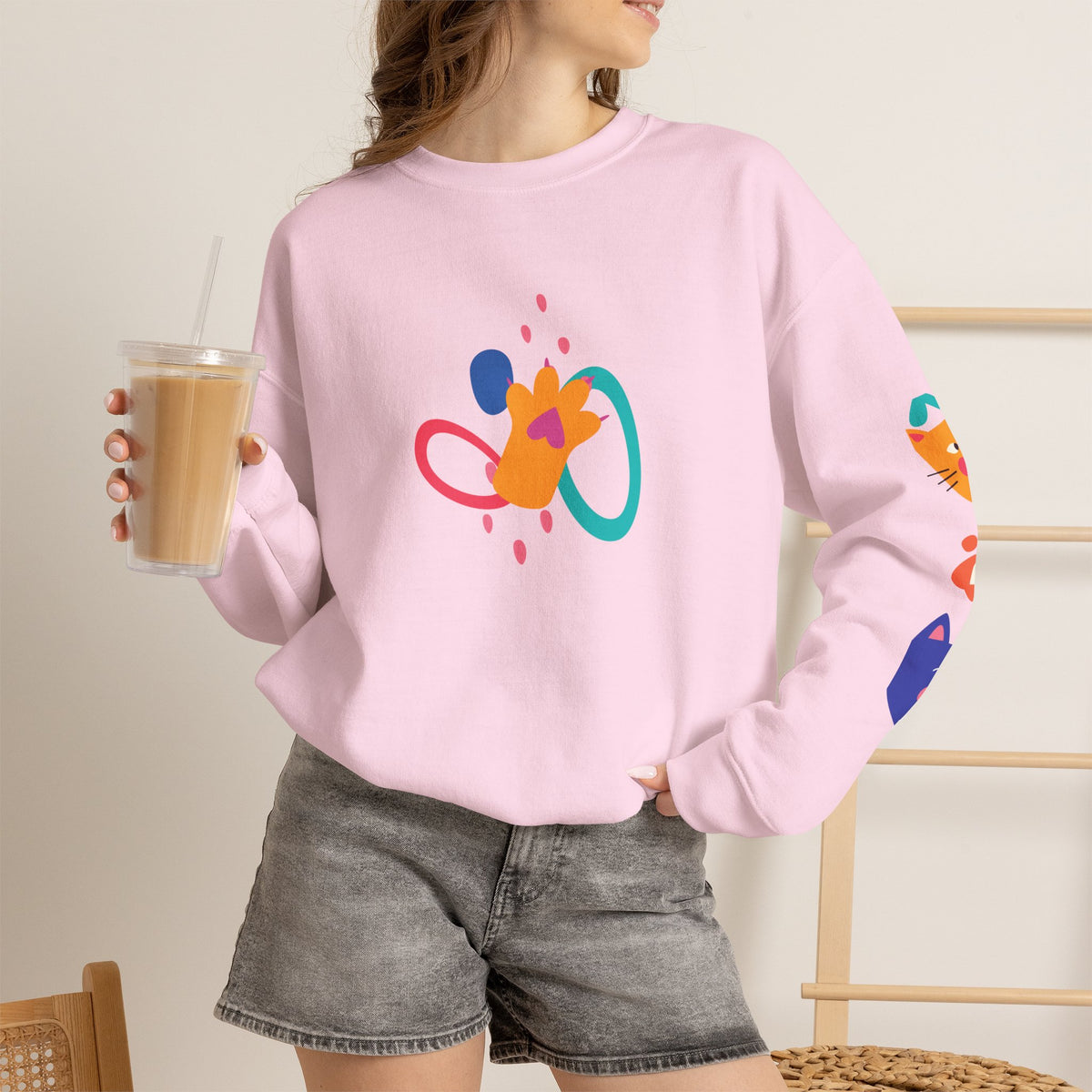 ''Catnaval'' |Cat Sweatshirt | Nunu&Miao Studio