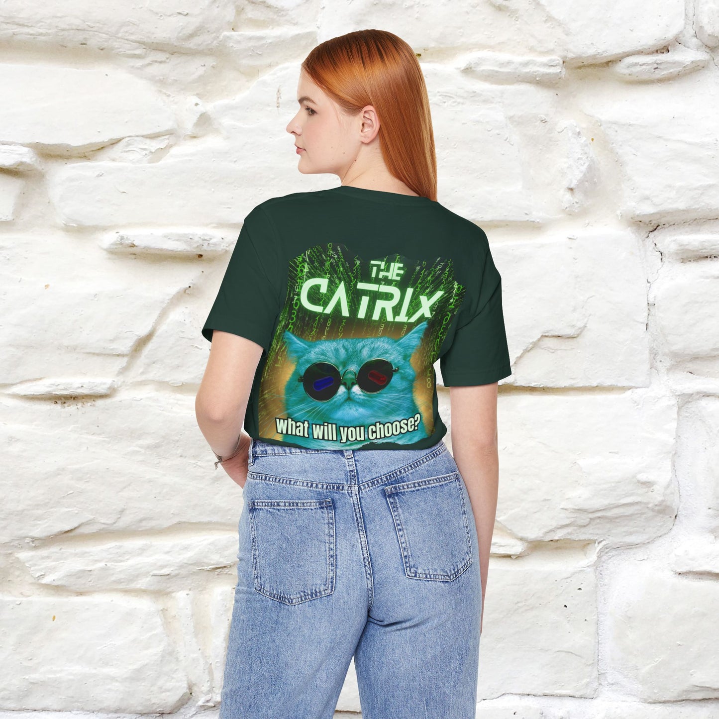The Catrix: What Will You Choose?  | Cat T-Shirt |Nunu&Miao Studio - Nunu&Miao Studio