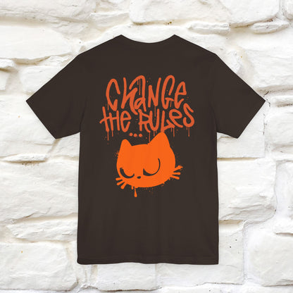 ''Change The Rules'' - Cat T-shirt -Nunu&Miao Studio - Nunu&Miao Studio