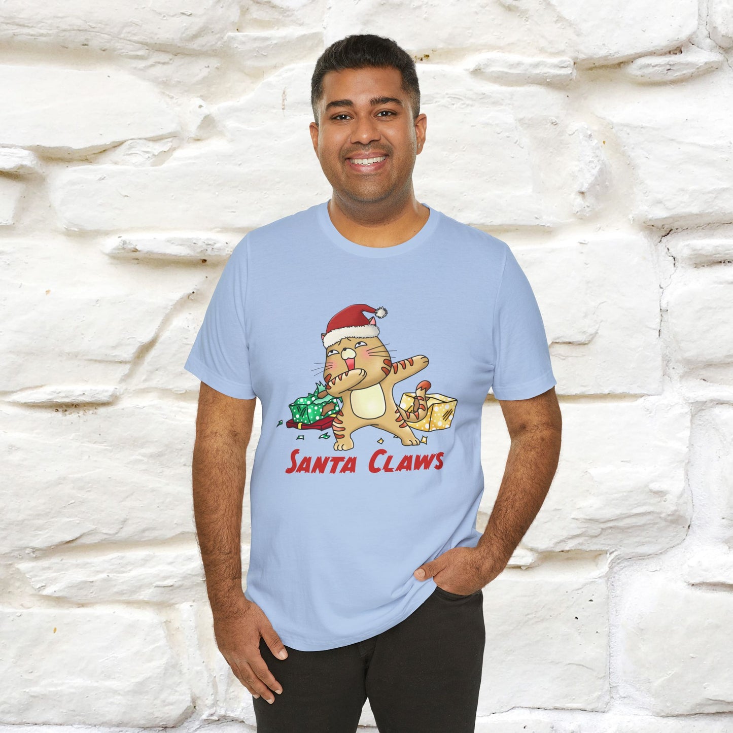 "Santa Claws" |Funny Cat T-Shirt | Nunu&Miao Studio