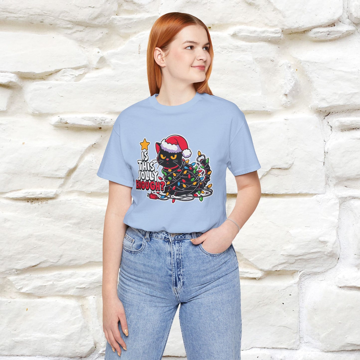 “Is This Jolly Enough?” | Cat T-Shirt | Nunu&Miao Studio