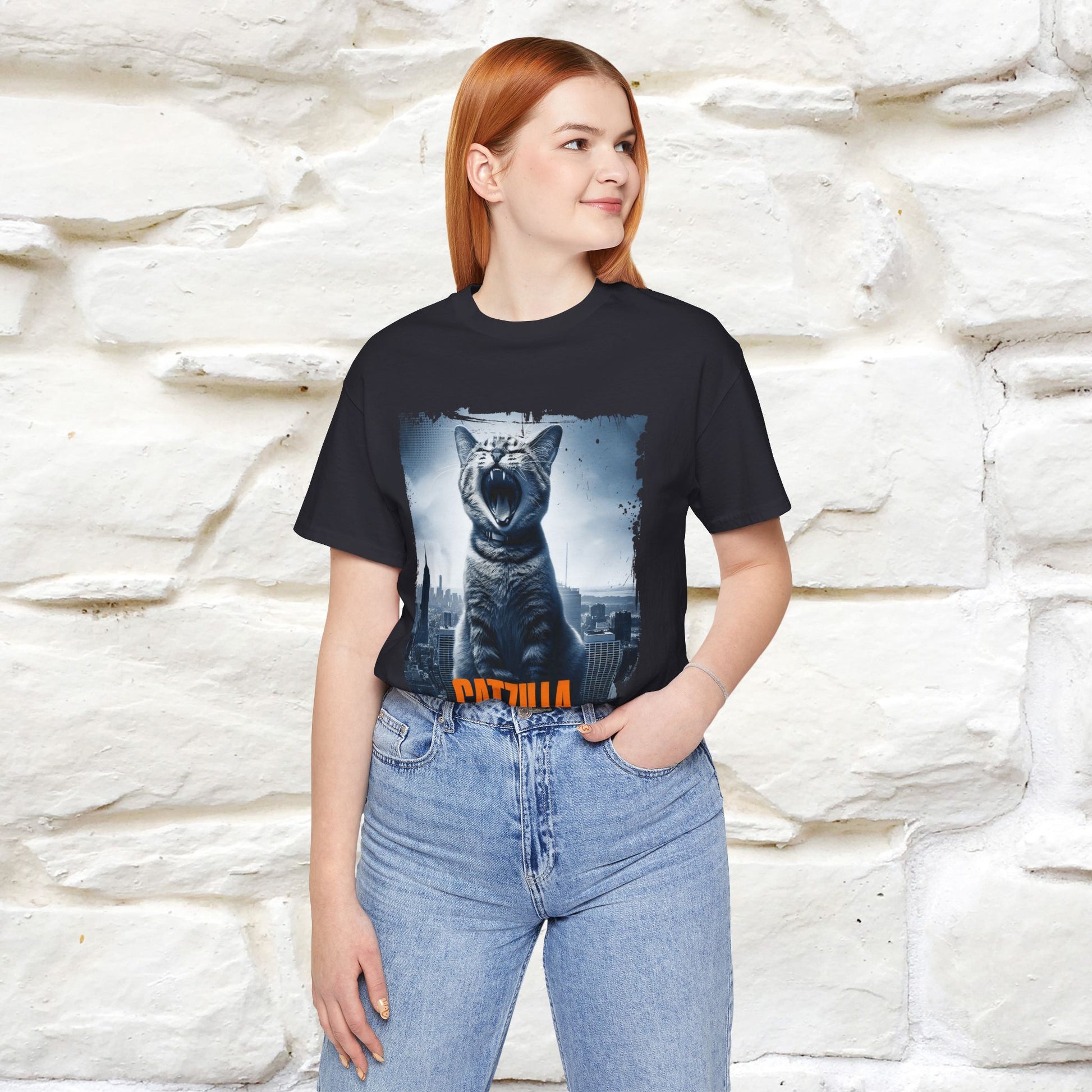 Catzilla T-Shirt | Cat T-Shirt | Nunu&Miao Studio - Nunu&Miao Studio