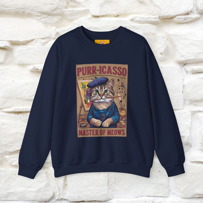 "Purr-icasso.'' |Cat Sweatshirt | Nunu&Miao Studio