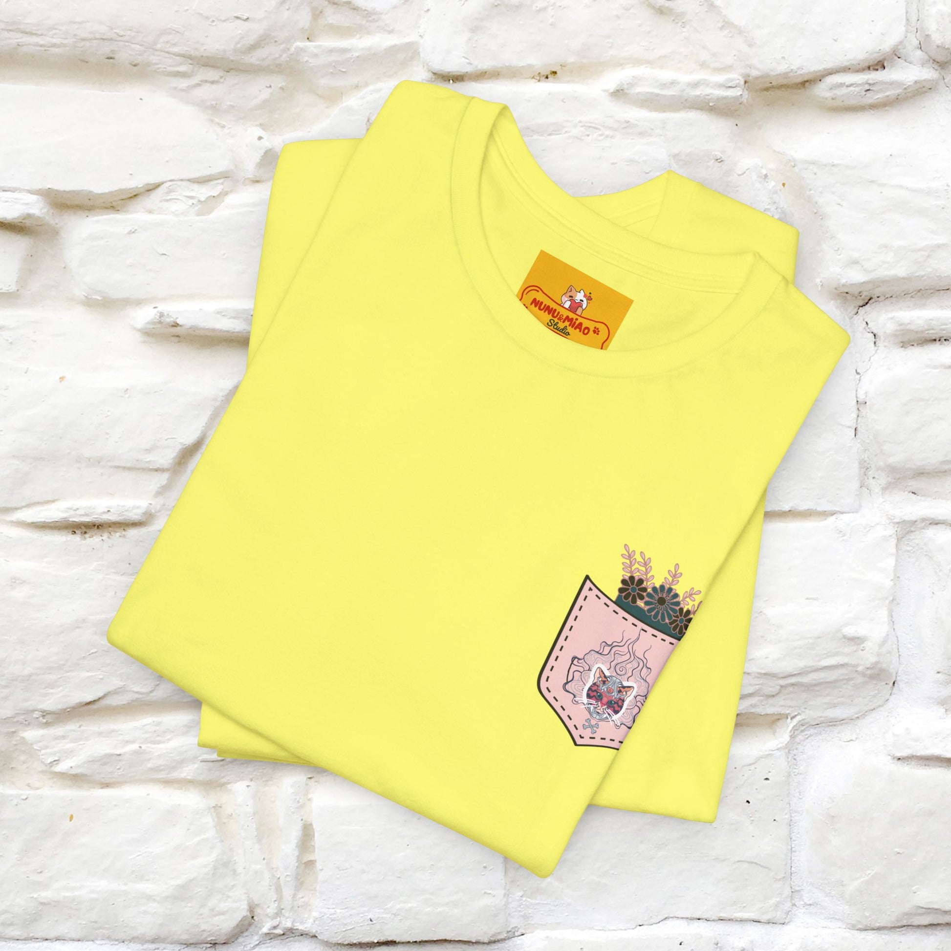 ''Air Fire Cat'' | Cat T-Shirt Front and Back Design | Nunu&Miao Studio - Nunu&Miao Studio