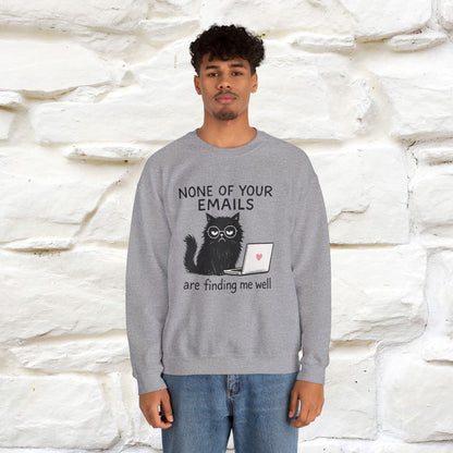 ''None Of Your Emails ...'' | Cute Cat Sweatshirt | Nunu&Miao Studio