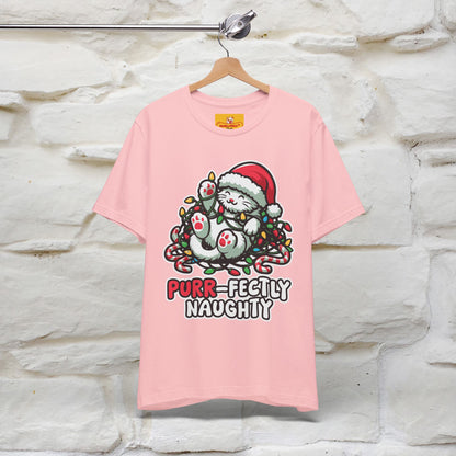“Purr-Fectly Naughty” | Cat T-Shirt | Nunu&Miao Studio
