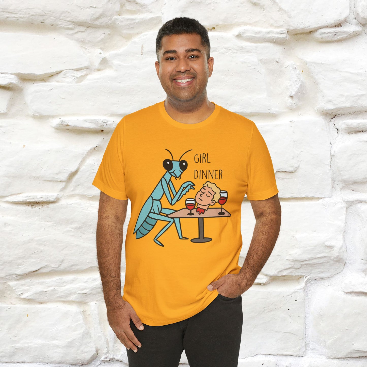 "Girl Dinner" Funny T-shirt |Nunu&Miao Studio - Nunu&Miao Studio