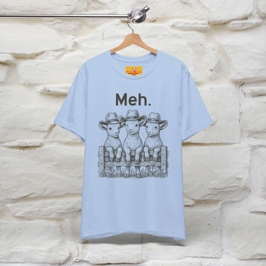 "Meh" Cute T-shirt |Nunu&Miao Studio - Nunu&Miao Studio