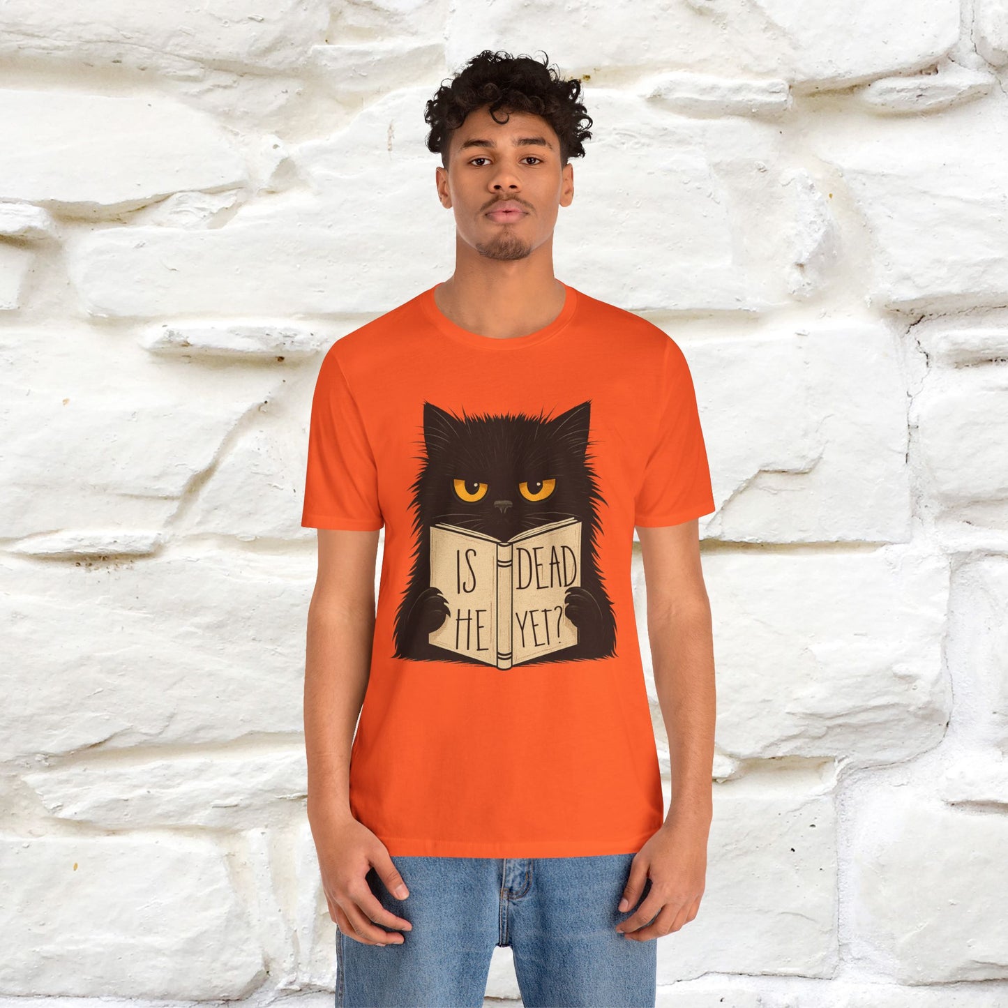 "Is He Dead Yet" |Cat T-Shirt | Nunu&Miao Studio - Nunu&Miao Studio