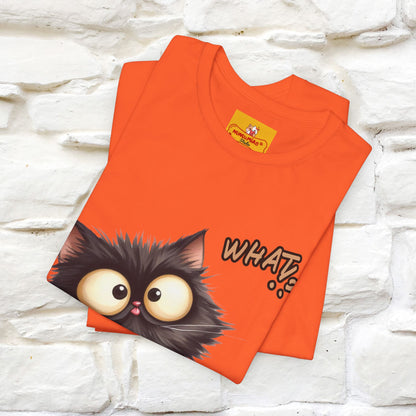 ''What ?'' | Cat T-Shirt  | Nunu&Miao Studio - Nunu&Miao Studio