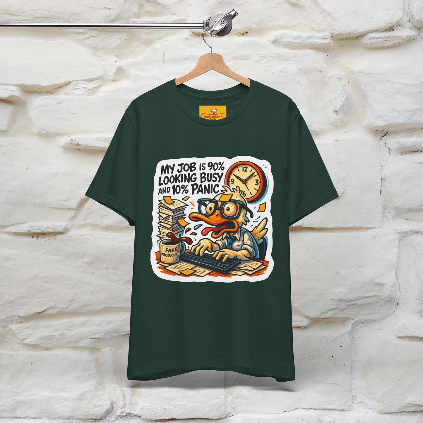 '' My Job is 90% Looking Busy ... |  Sarcastic T-Shirt | Nunu&Miao Studio