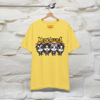 Meowtallica T-Shirt | Rock-Inspired Cat Tee| Nunu&Miao Studio - Nunu&Miao Studio
