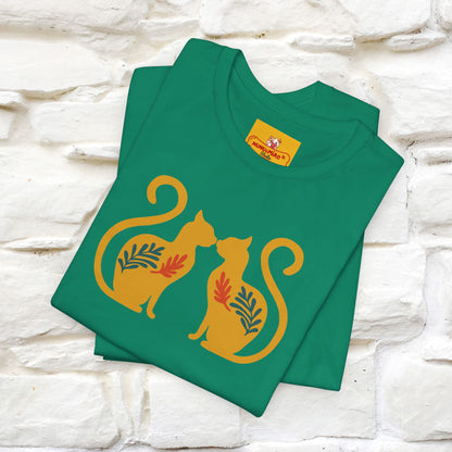 ''Power'' | Cat T-Shirt Front and Back Design | Nunu&Miao Studio - Nunu&Miao Studio