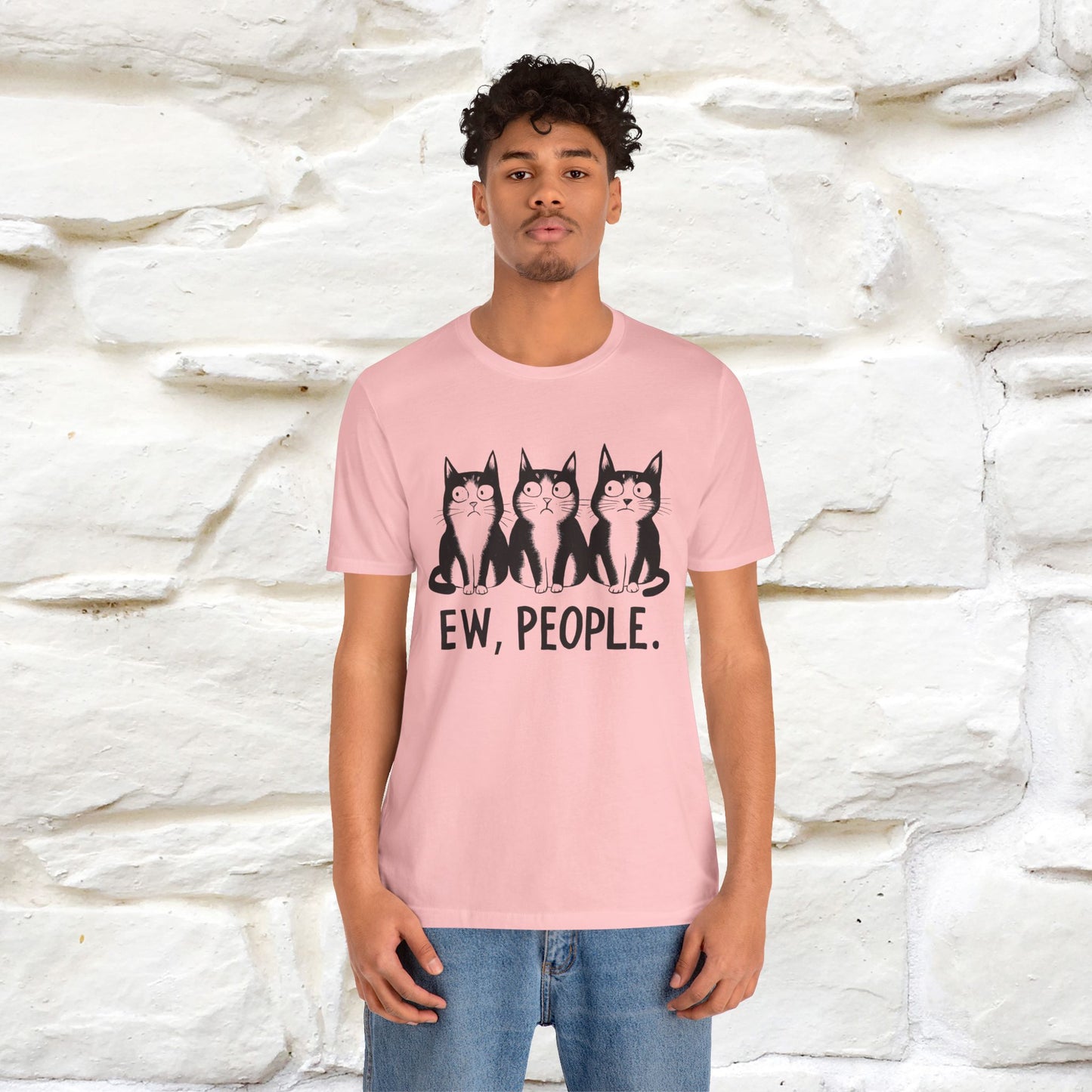 Ew, People | Funny Cat T-Shirt | Nunu&Miao Studio - Nunu&Miao Studio