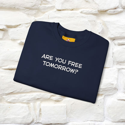 ''Are You Free Tomorrow ...'' | Cute Cat Sweatshirt | Nunu&Miao Studio