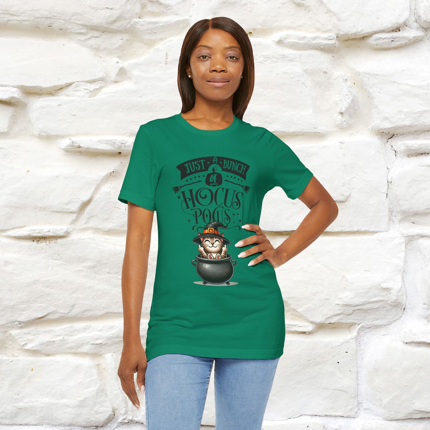 "Just A Bunch Of Hocus Pocus" Cat  T-shirt |Nunu&Miao Studio - Nunu&Miao Studio