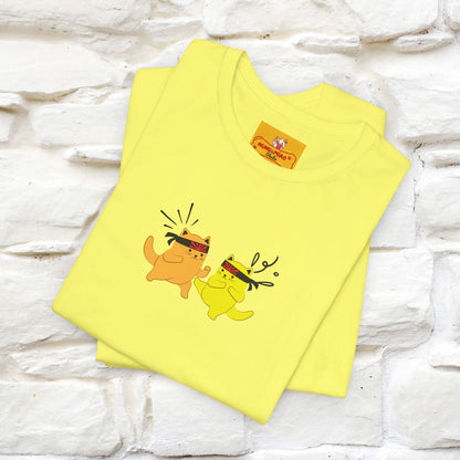 "You Have the Power to Protect Your Peace" Cat T-Shirt| Front & Back Design | Nunu&Miao Studio - Nunu&Miao Studio