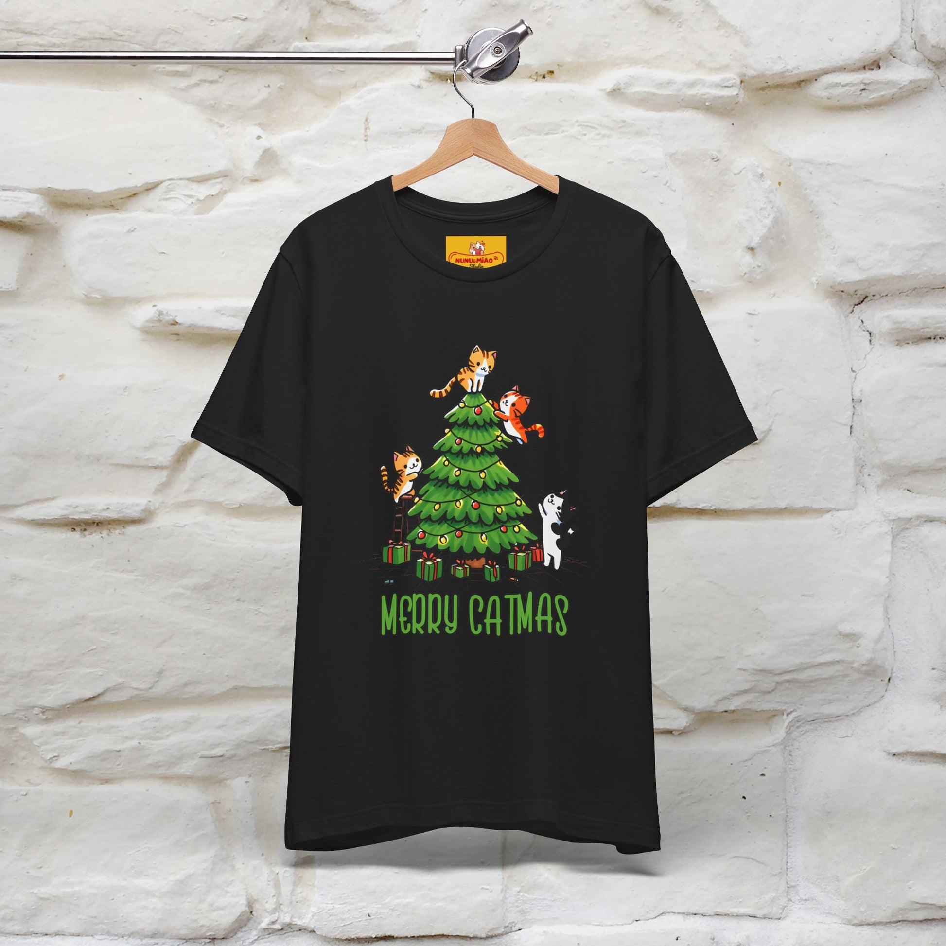 ''Merry Catmas'' | Cattitude Christmas Tee| Nunu&Miao Studio - Nunu&Miao Studio