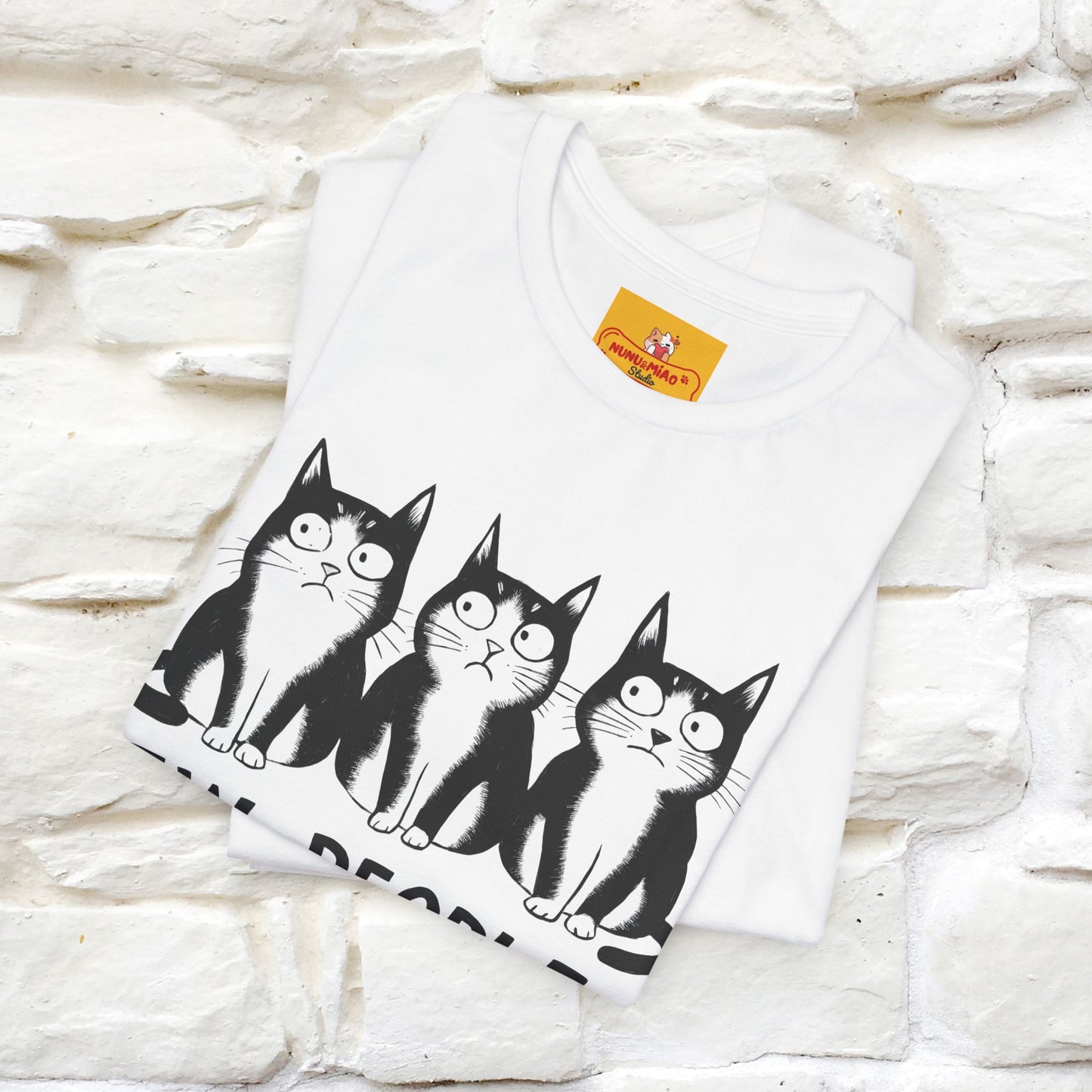Ew, People | Funny Cat T-Shirt | Nunu&Miao Studio - Nunu&Miao Studio