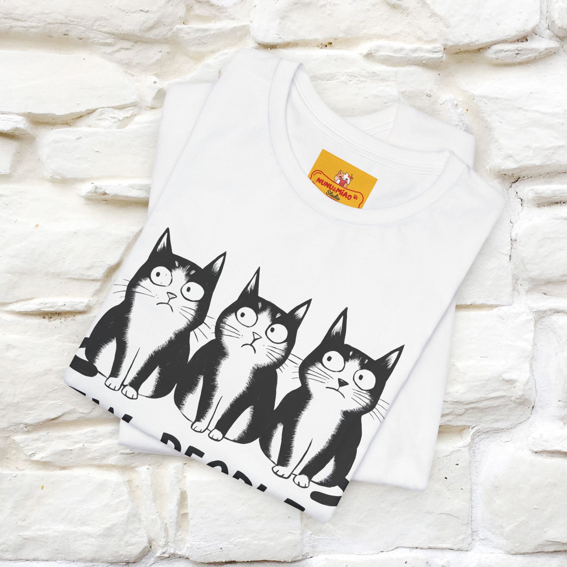 Ew, People | Funny Cat T-Shirt | Nunu&Miao Studio - Nunu&Miao Studio