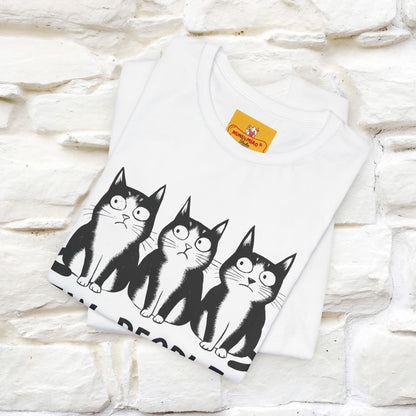 Ew, People | Funny Cat T-Shirt | Nunu&Miao Studio - Nunu&Miao Studio