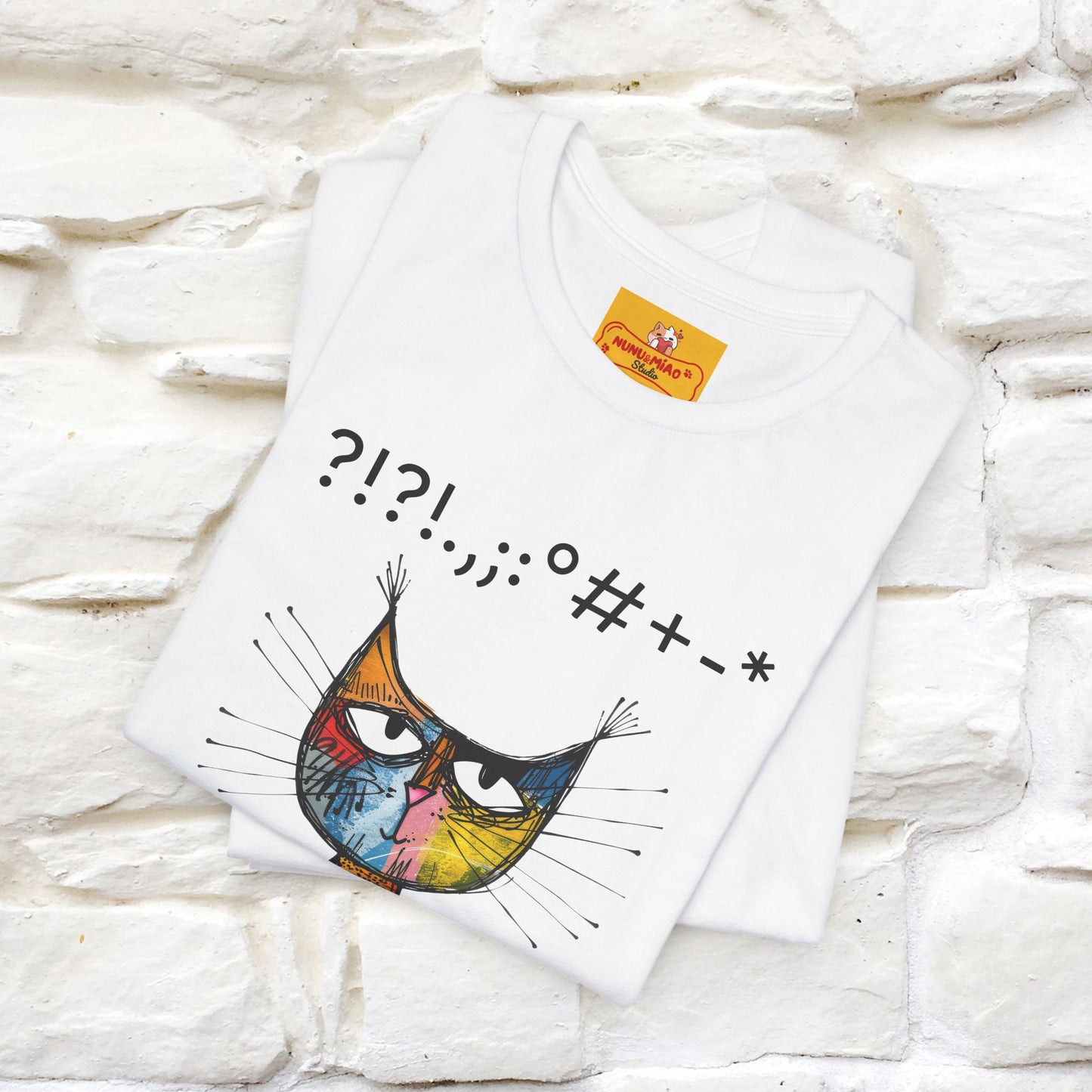 "Enigma" Cat T-shirt |Nunu&Miao Studio - Nunu&Miao Studio