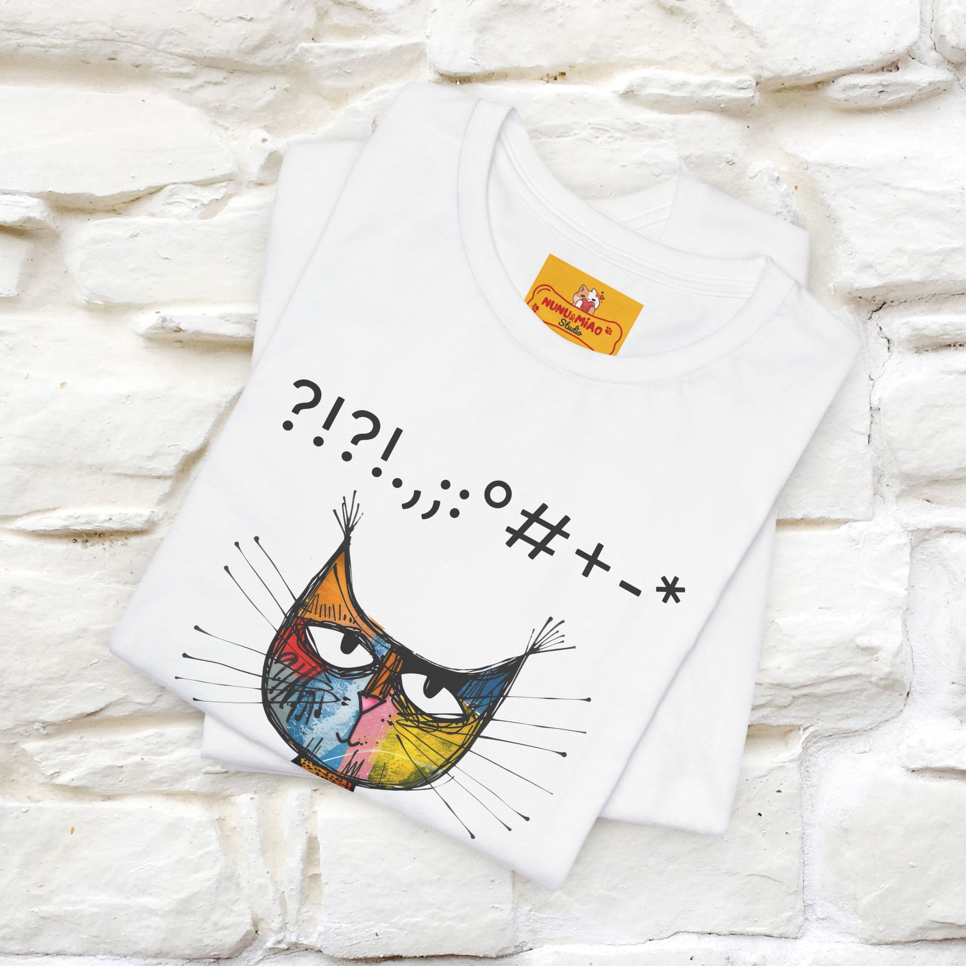 "Enigma" Cat T-shirt |Nunu&Miao Studio - Nunu&Miao Studio