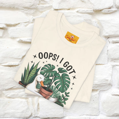 "Oops! I Got Another Plant" Plant T-shirt |Nunu&Miao Studio - Nunu&Miao Studio