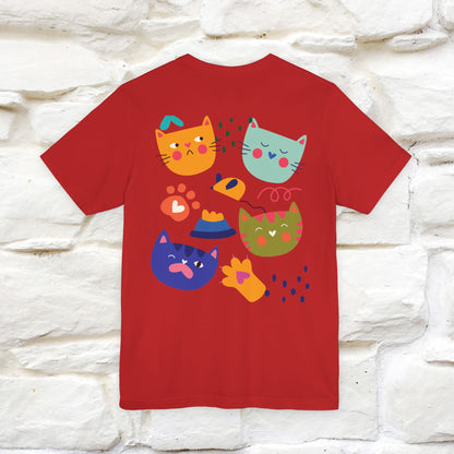 ''The Power Of Meow'' Cat T-Shirt Front and Back Design | Nunu&Miao Studio - Nunu&Miao Studio