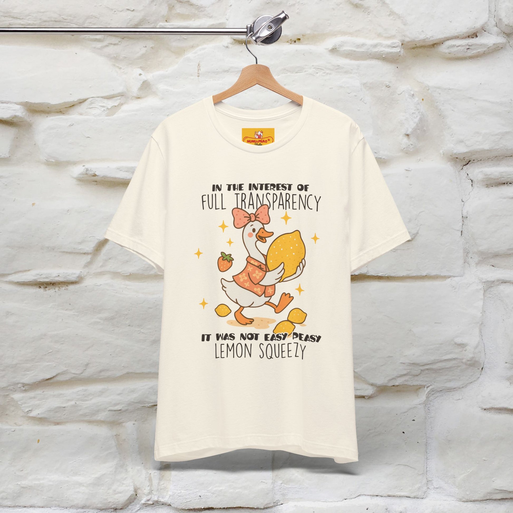"It Was Not Easy Peasy" Funny T-shirt |Nunu&Miao Studio - Nunu&Miao Studio