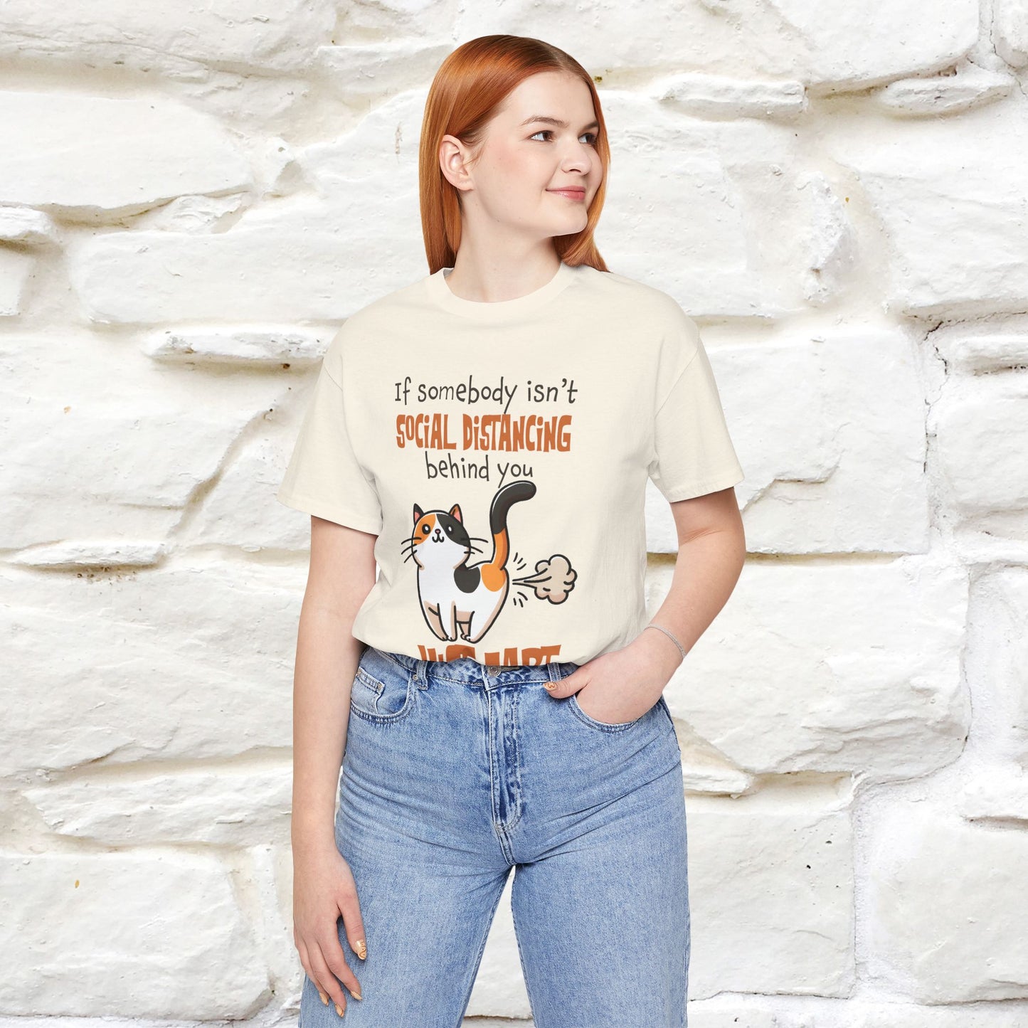 ''If Somebody Isn't Socila Distancing ...'' | Cat T-Shirt  | Nunu&Miao Studio - Nunu&Miao Studio