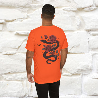 "The Rose and The Snake " Halloween T-shirt |Nunu&Miao Studio - Nunu&Miao Studio