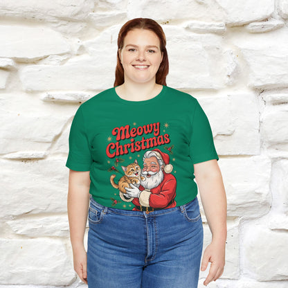 “Meowy Christmas” | Cat T-Shirt | Nunu&Miao Studio