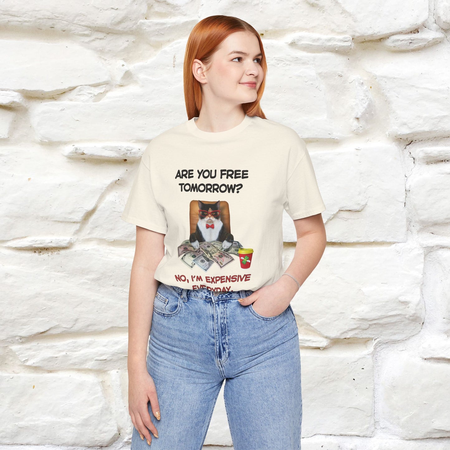 “Are You Fee Tomorrow?” | Cat T-Shirt | Nunu&Miao Studio