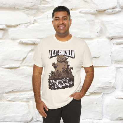 ''A Cat-Godzilla ''| CatT-Shirt | Nunu&Miao Studio - Nunu&Miao Studio