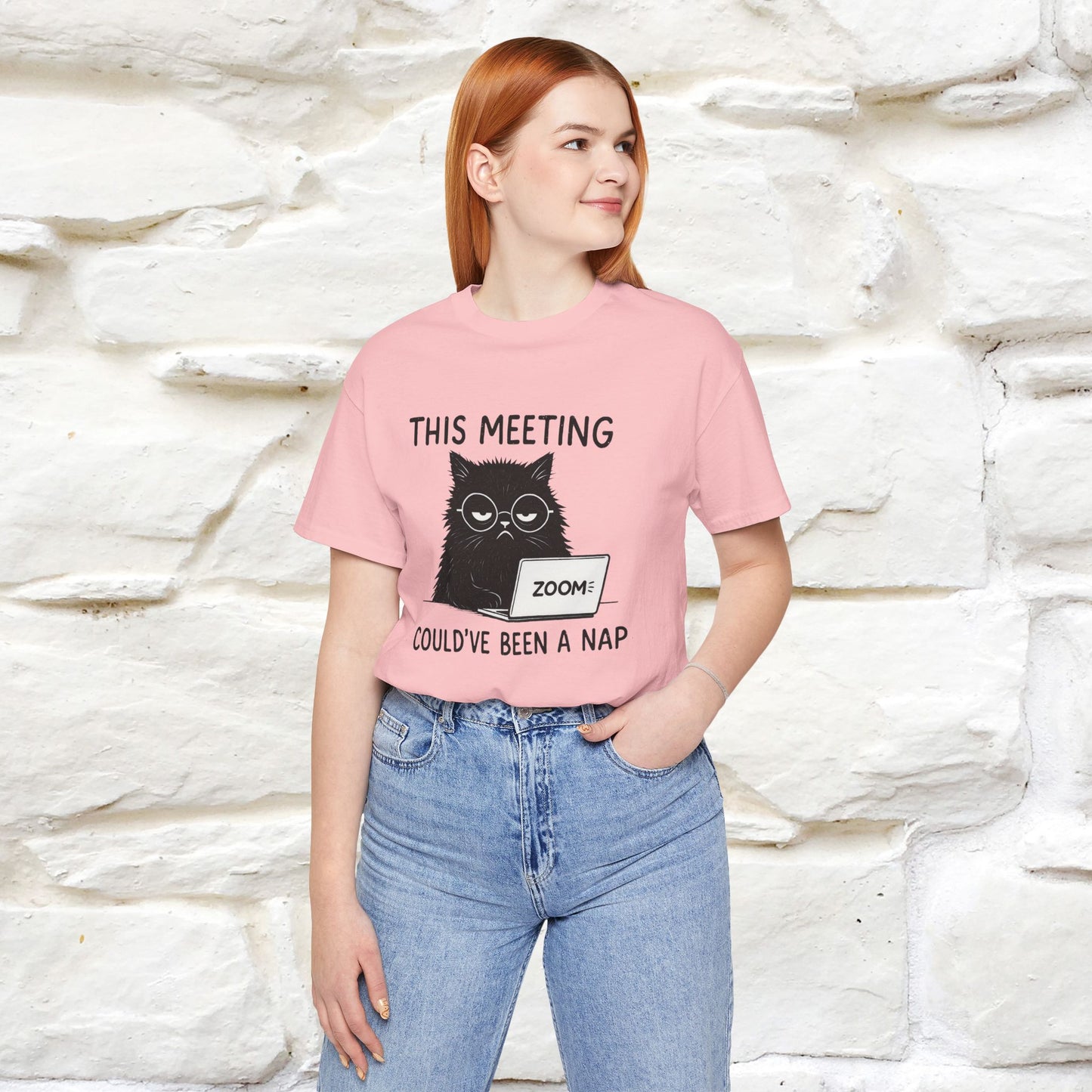 "This Meeting Could've Been a Nap" | Sarcastic Cat T-Shirt | Nunu&Miao Studio - Nunu&Miao Studio
