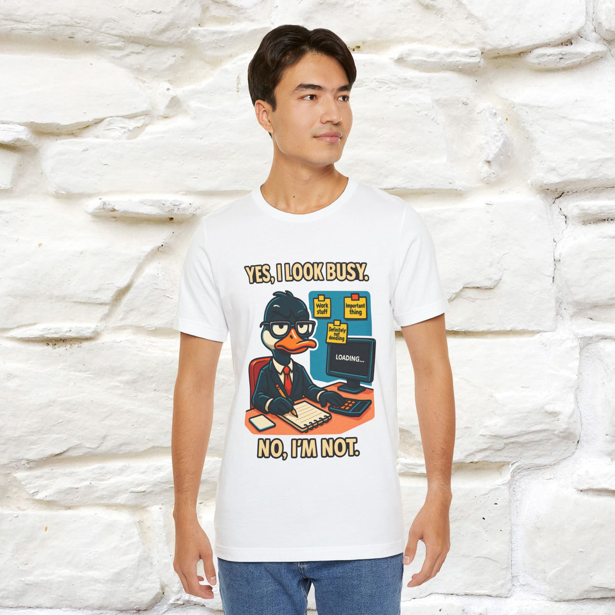 ''Yes, I Look Busy. No I'm Not.''|  Sarcastic Cat T-Shirt | Nunu&Miao Studio