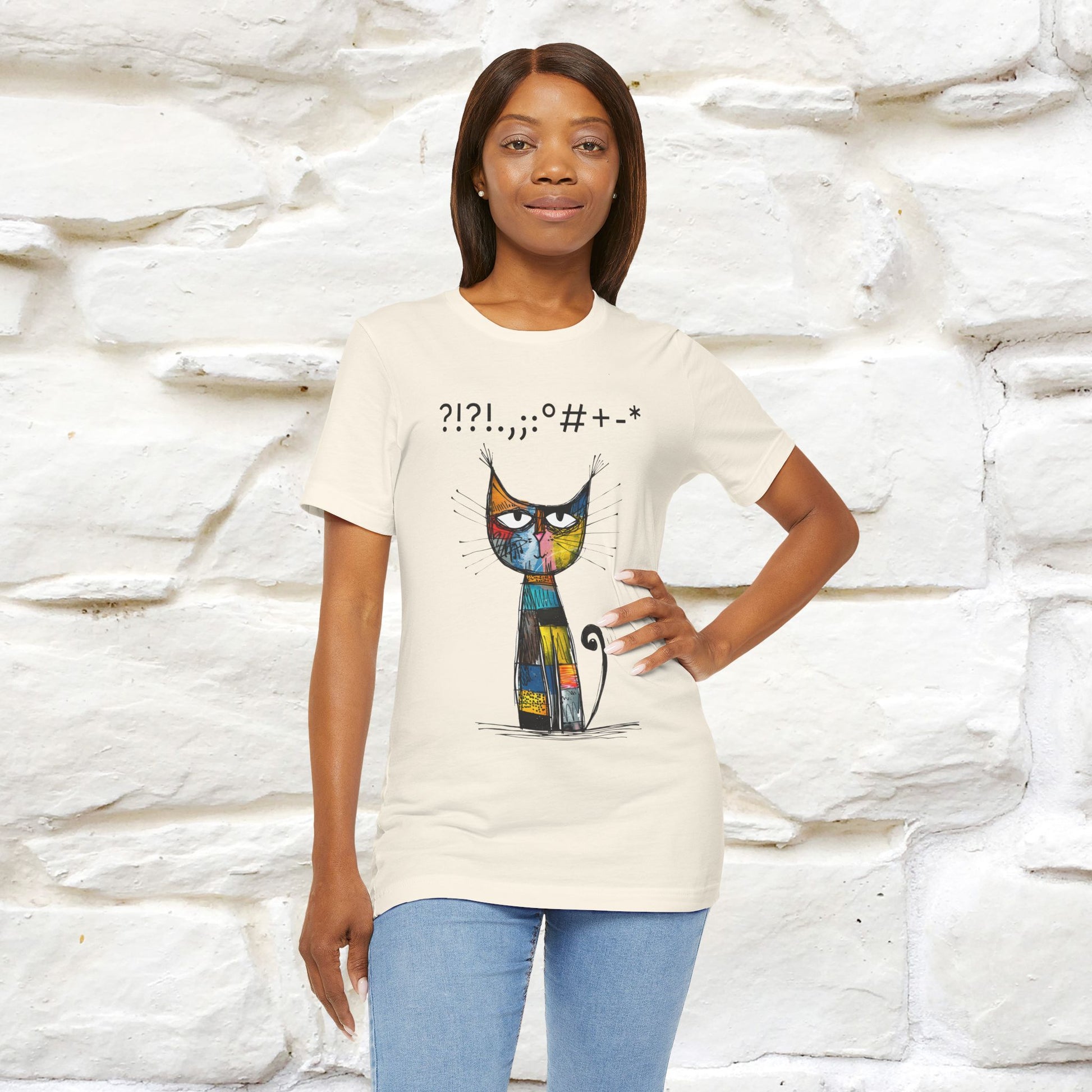 "Enigma" Cat T-shirt |Nunu&Miao Studio - Nunu&Miao Studio
