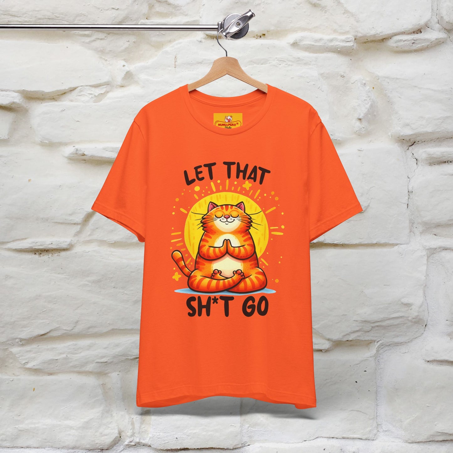 "Let That Sh*t Go" Cat T-shirt |Nunu&Miao Studio - Nunu&Miao Studio