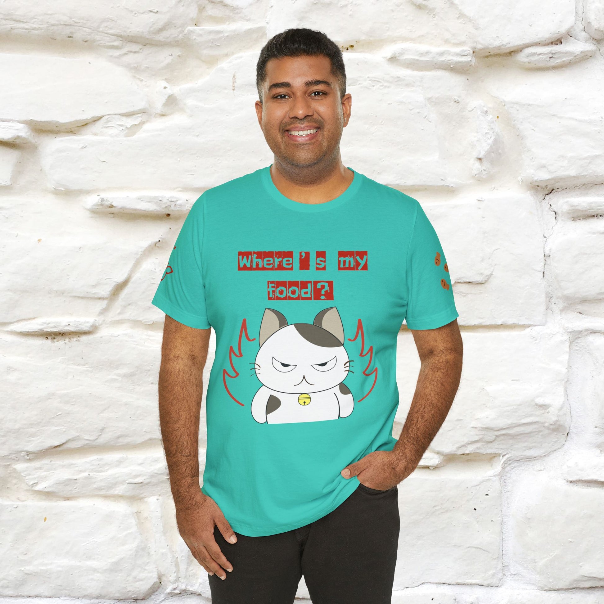 ''Where Is My ....?"  Cat T-shirt| Nunu&Miao Studio - Nunu&Miao Studio