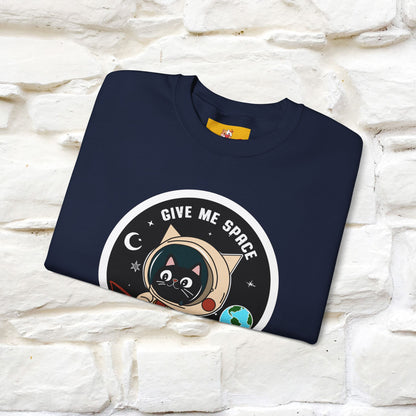 ''Give Me Space'' |Cat Sweatshirt | Nunu&Miao Studio