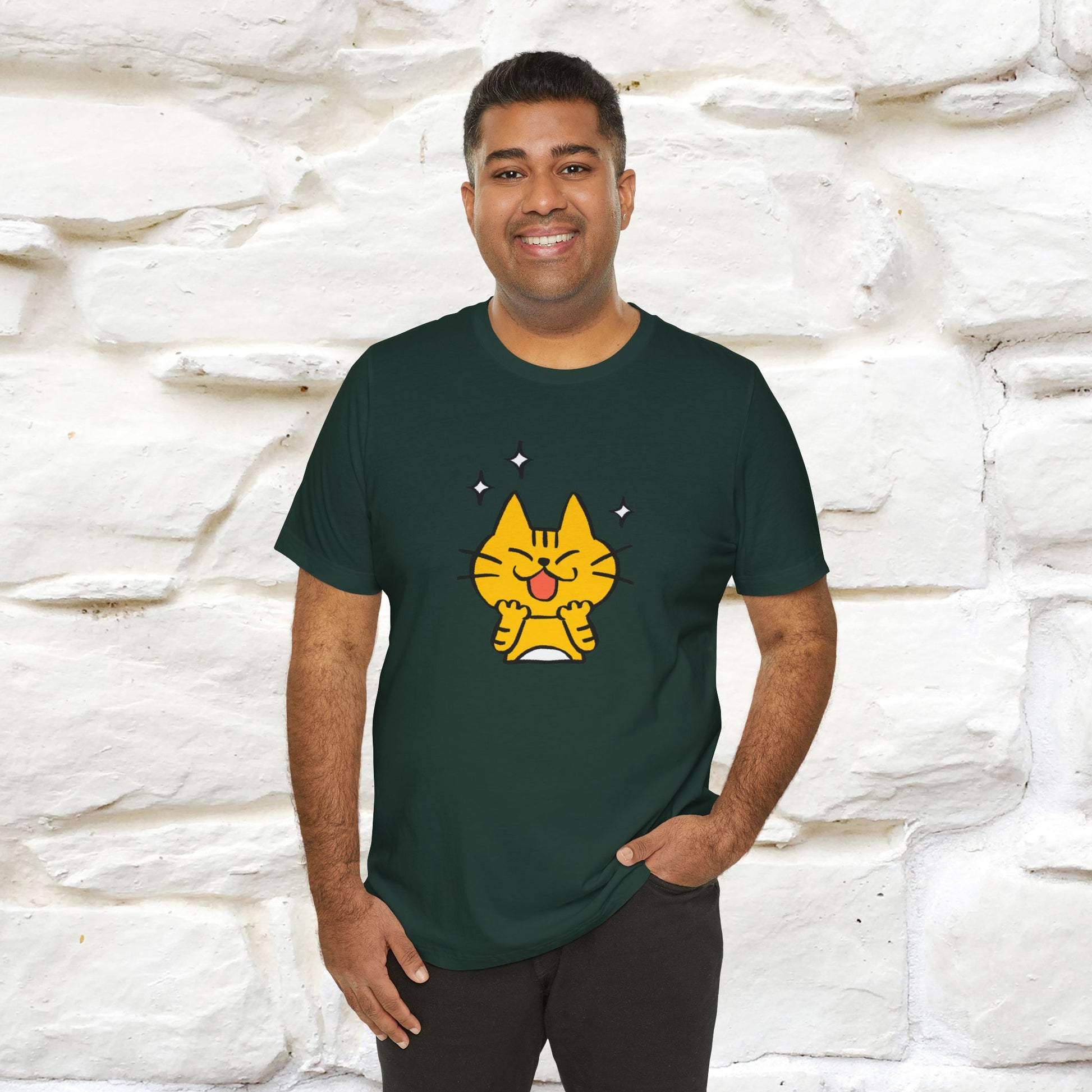 ""It's A Good Day" Cat T-Shirt| Front & Back Design | Nunu&Miao Studio - Nunu&Miao Studio