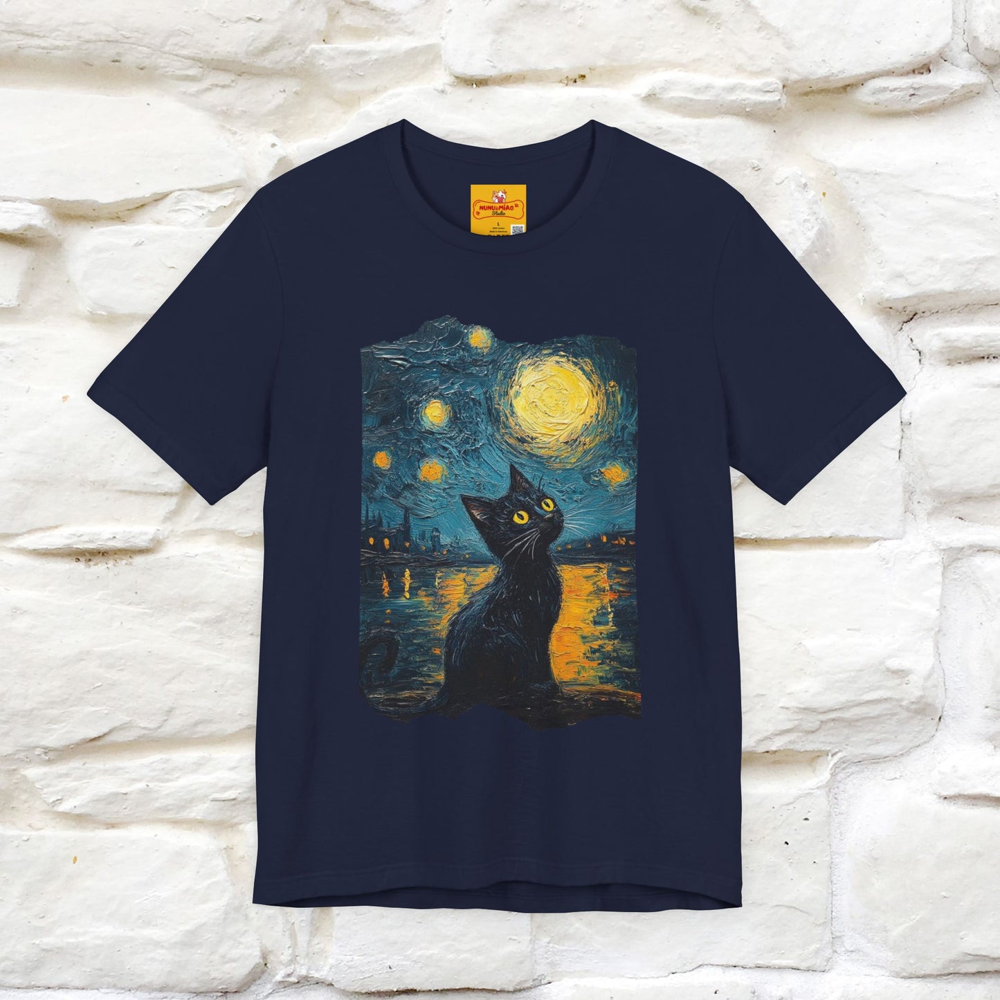“Miaoolight.” | Cat T-Shirt | Front & Back Design | Nunu&Miao Studio
