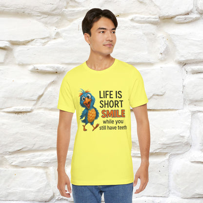 "Life Is Short Smile While ..." |Funny T-Shirt | Nunu&Miao Studio - Nunu&Miao Studio