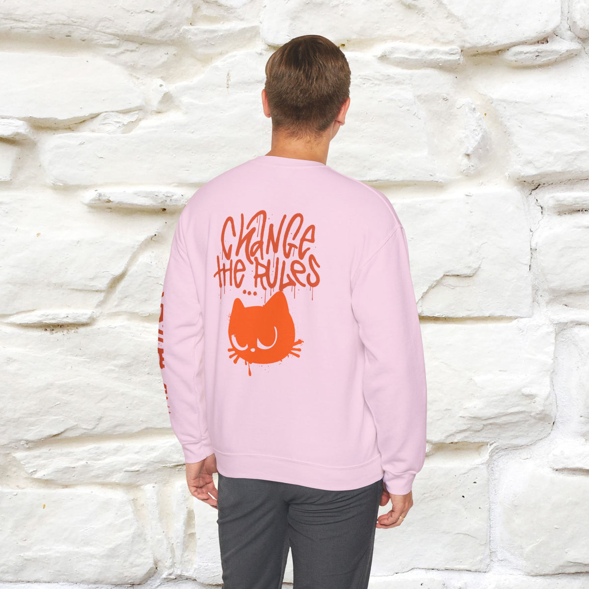 "Change The Rules'' |Cat Sweatshirt | Nunu&Miao Studio