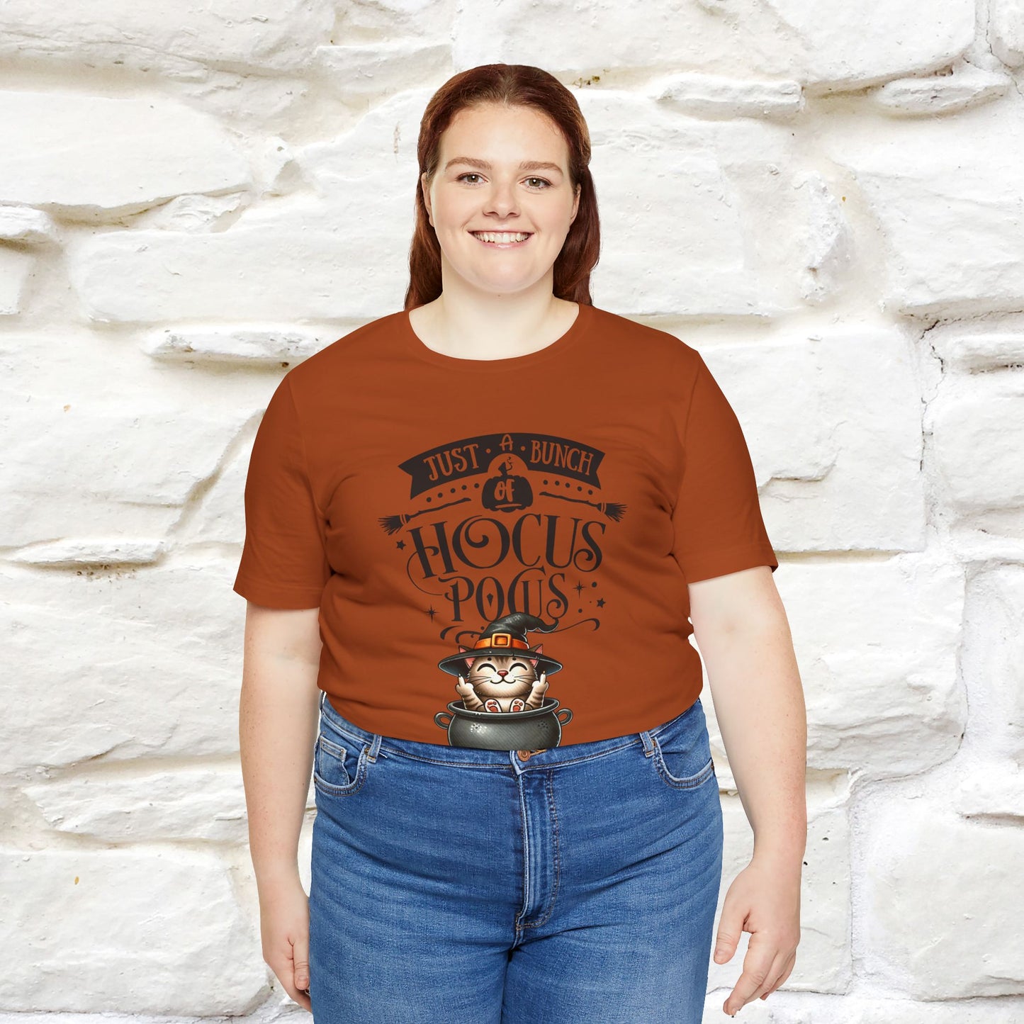 "Just A Bunch Of Hocus Pocus" Cat  T-shirt |Nunu&Miao Studio - Nunu&Miao Studio